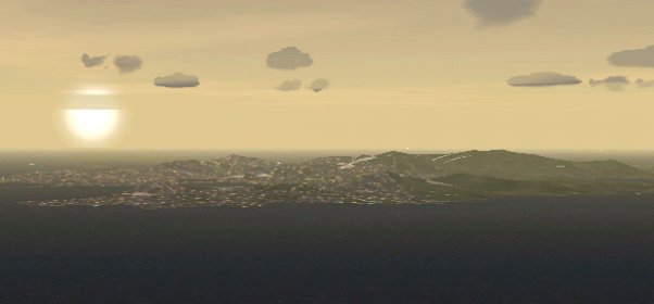 Vis&atilde;o geral da ilha ao final da tarde - COM a atualiza&ccedil;&atilde;o