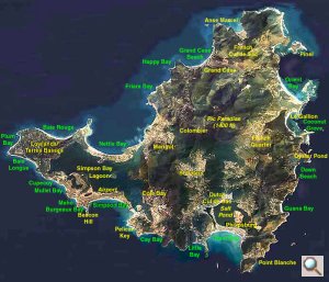 Vis&atilde;o de sat&eacute;lite da ilha - clique na imagem para ve-la ampliada