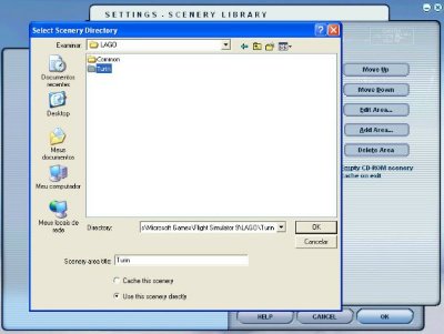 Ativando o cen&aacute;rio